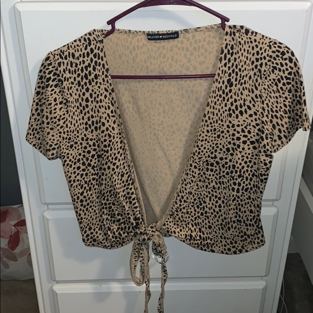 Brandy wrap top nwot